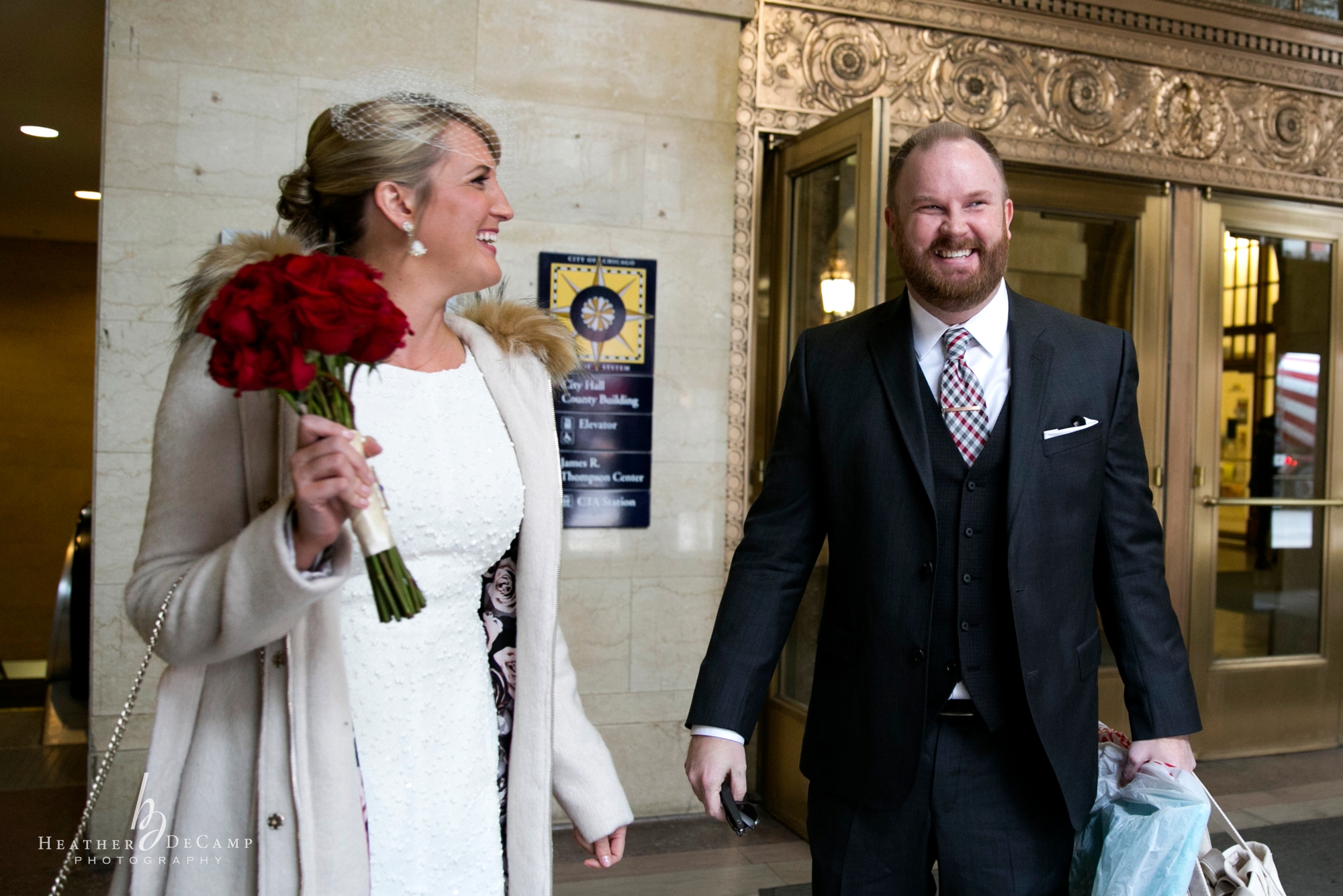 Chicago City Hall Wedding Elopement Chris Elizabeth Heather Chicago City Hall Wedding Elopement Chris Elizabeth